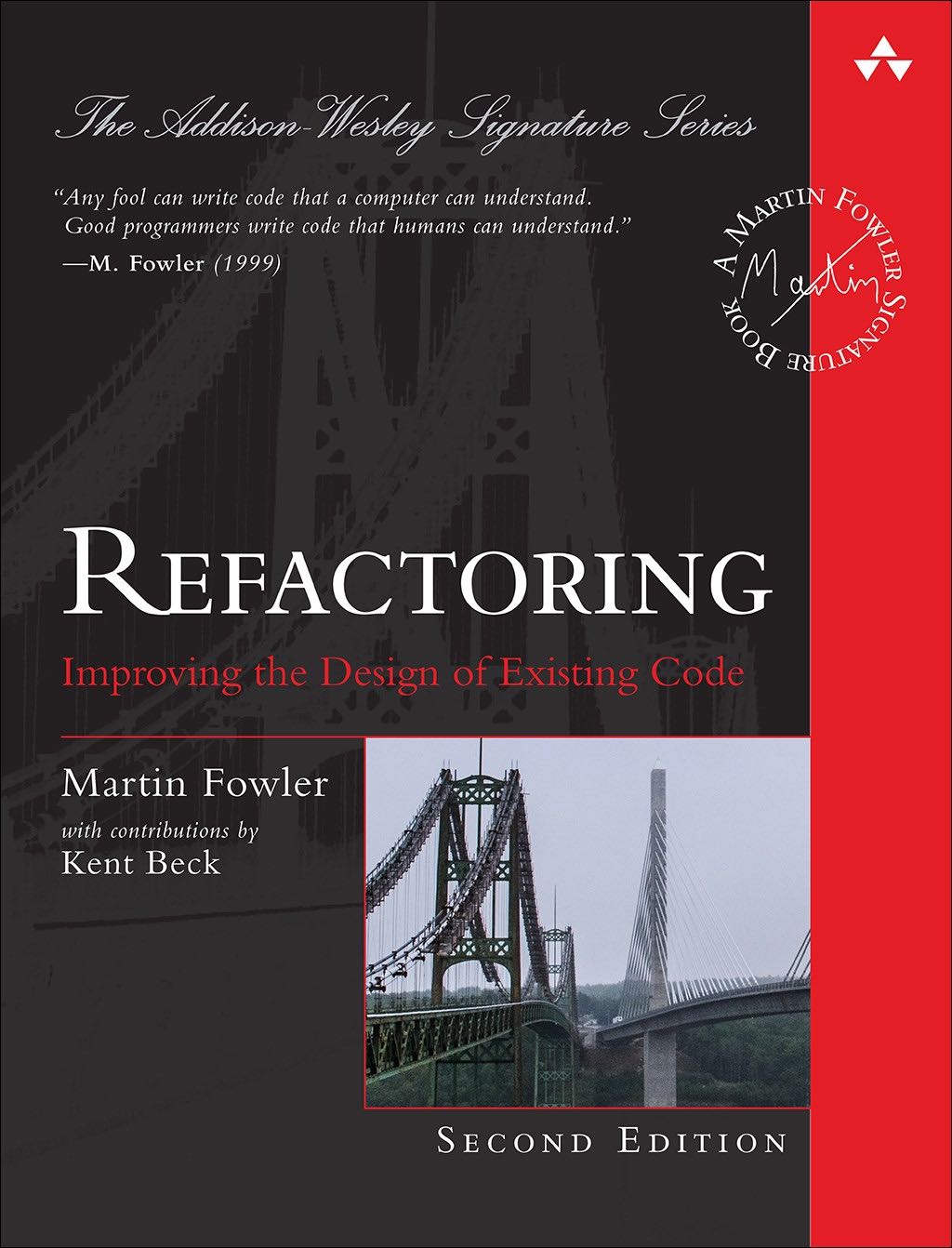 Cover of the book Refactoring: Improving the Design of Existing Code (2nd Edition)